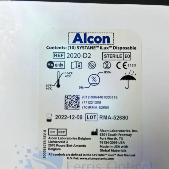 New Alcon Systane ILUX2
