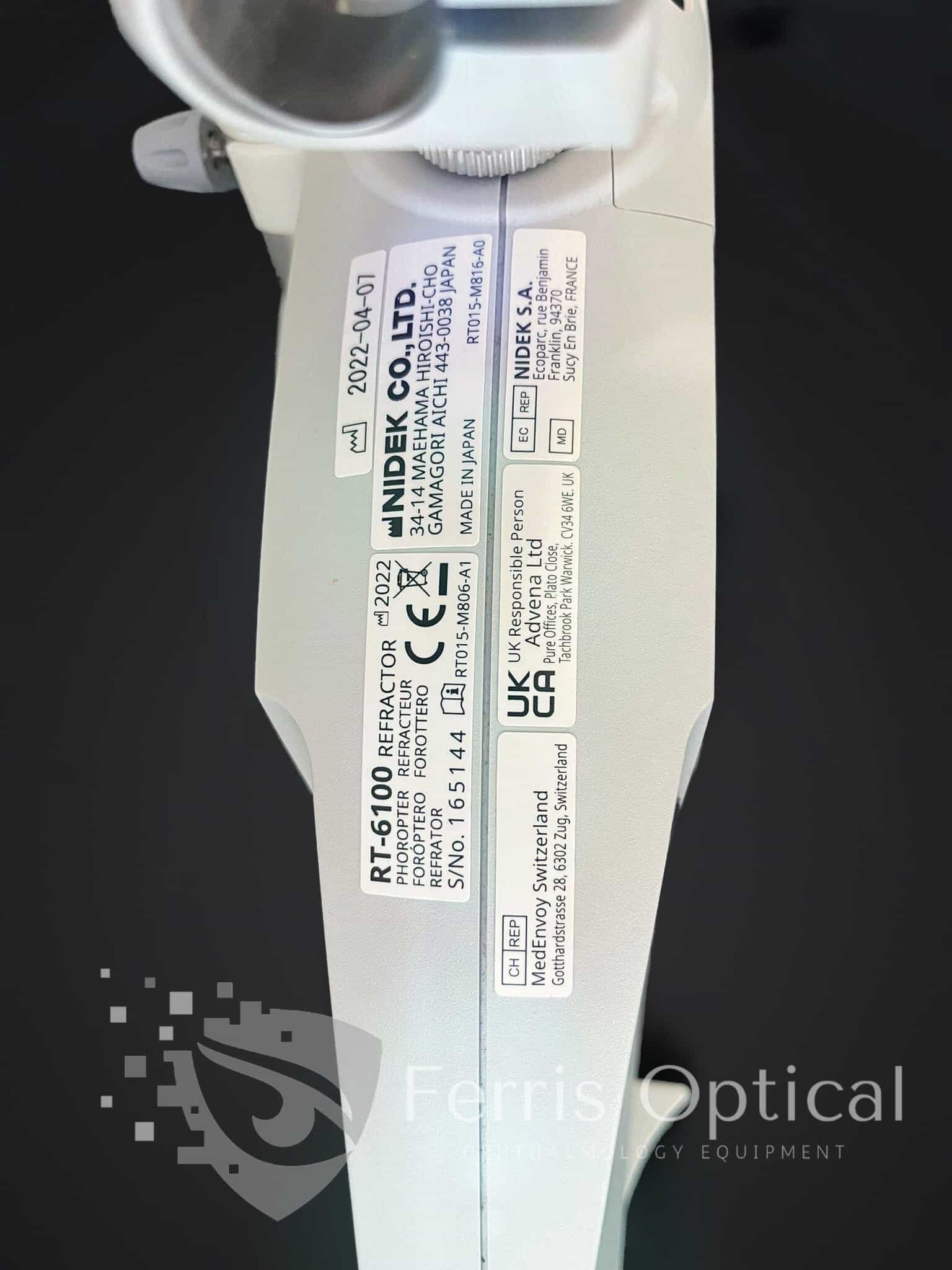 Nidek RT-6100 Intelligent Refractor – Image 3