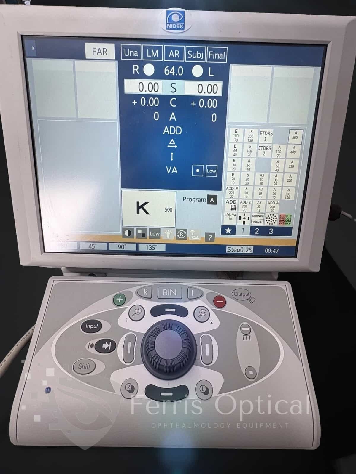 Logiciel Nidek RT-6100