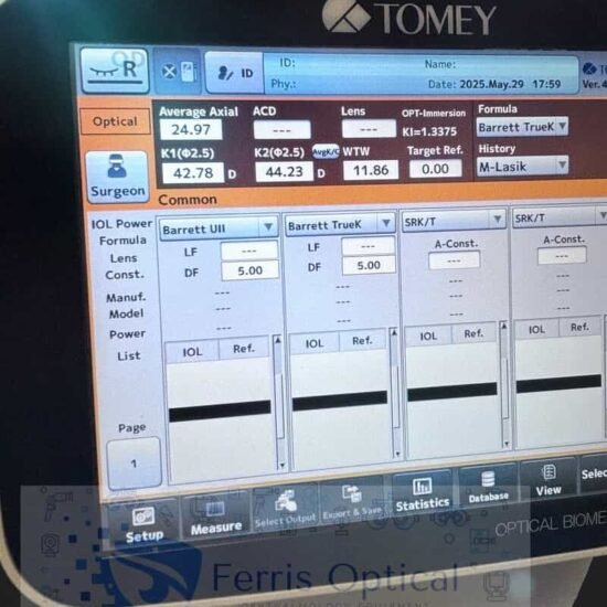TOMEY-OA-2000 FOR SALE