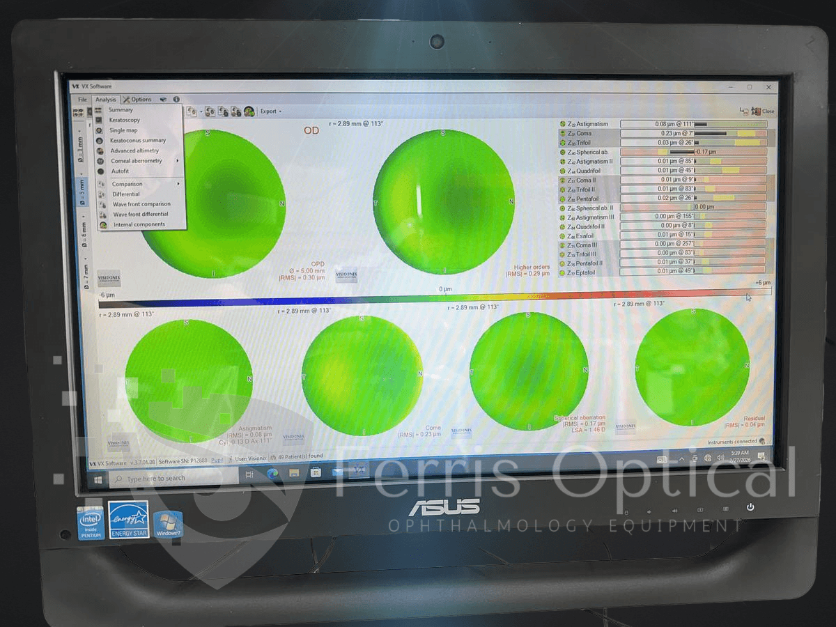 Visionix VX 205 Corneal Topographer – Image 4