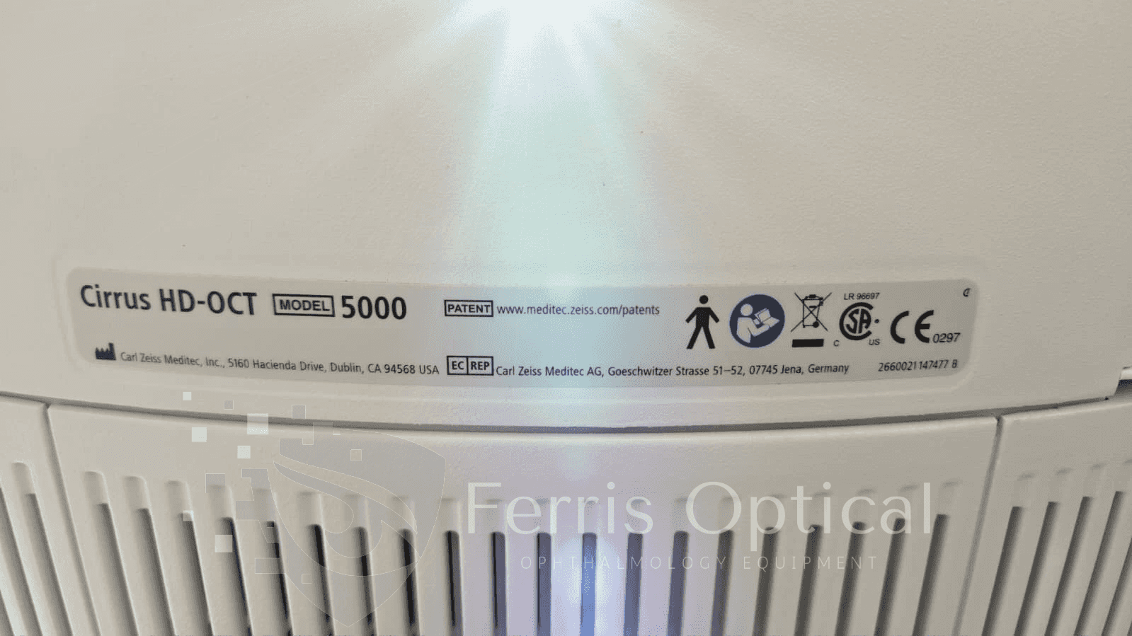 Carl Zeiss Cirrus 5000 HD Optical Coherence Tomography (OCT) - Image 3