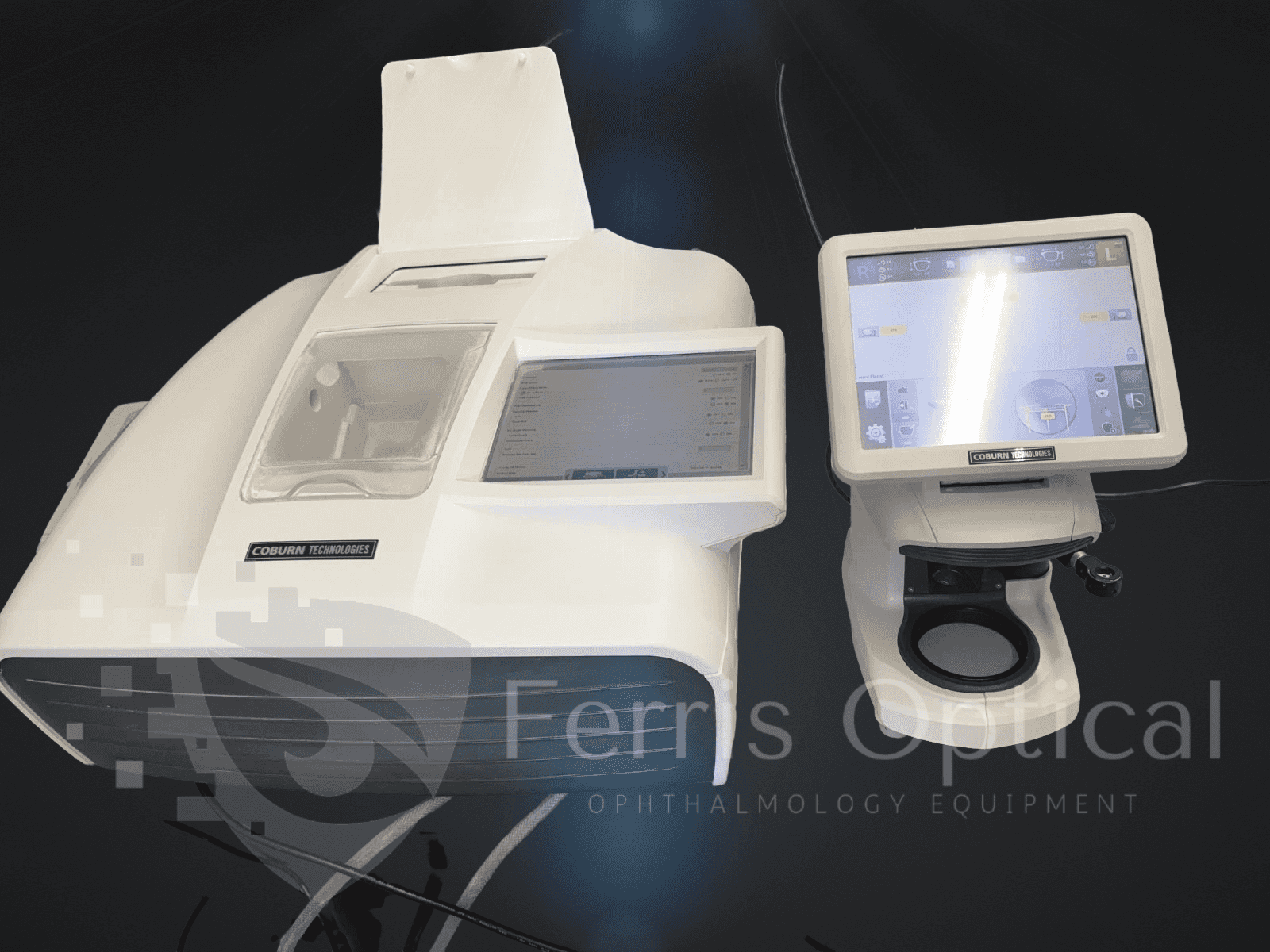 Huvitz HPE-410 Lens Edger and Huvitz HBK-410 smart blocker - Imagen 4